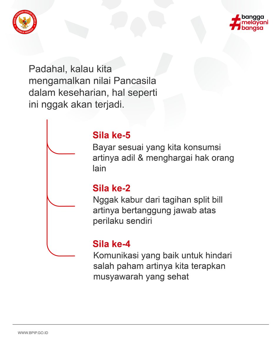 Badan Pembinaan Ideologi Pancasila tweet media