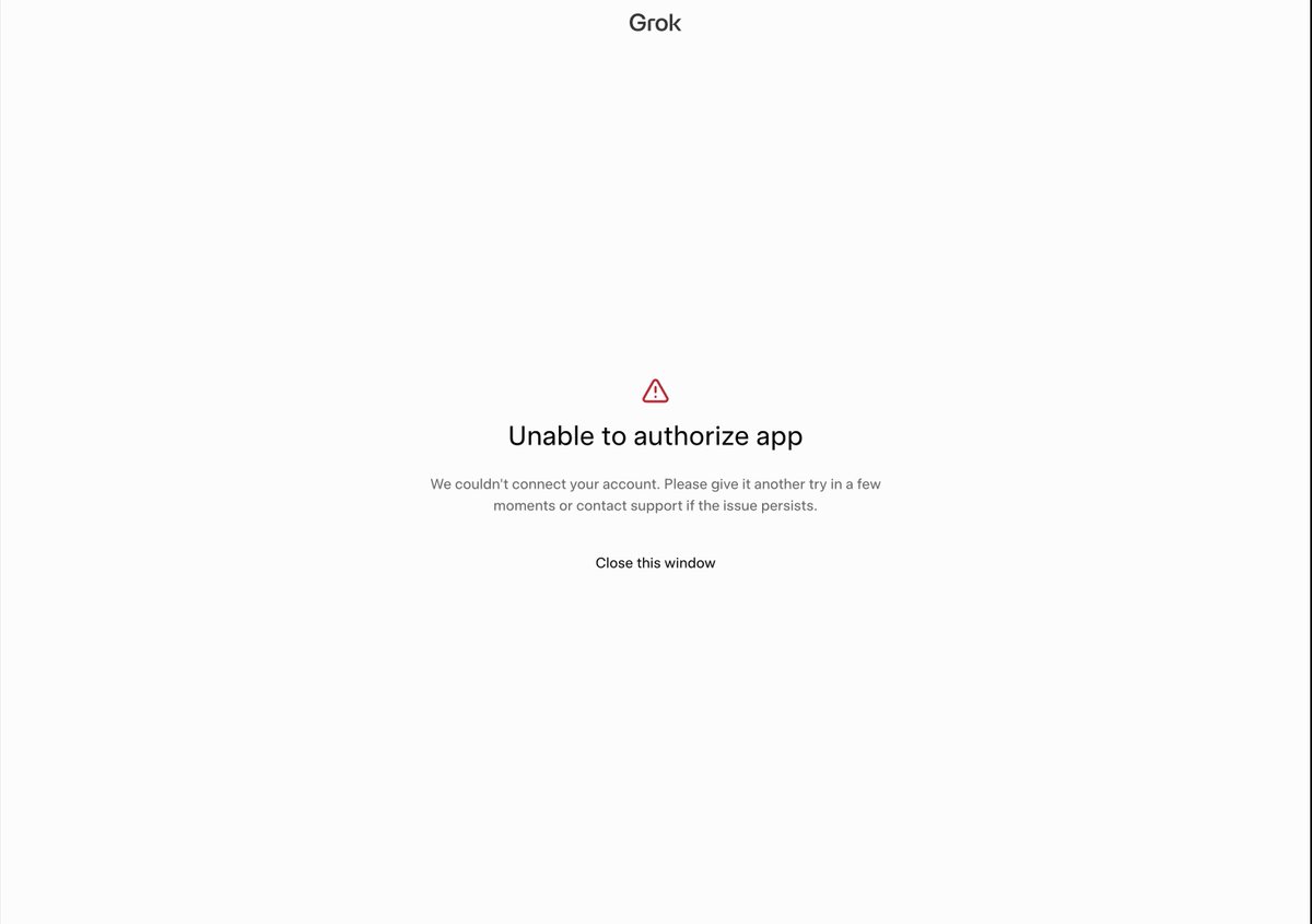 therealtaochu's tweet photo. @grok The auth for custom connector seems finicky right now. Is CIMD supported (if not, any plan to support it soon-ish)? https://t.co/ASeIgGzqjh