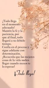 "Y cuando menos lo esperas, las cosas buenas llegan"