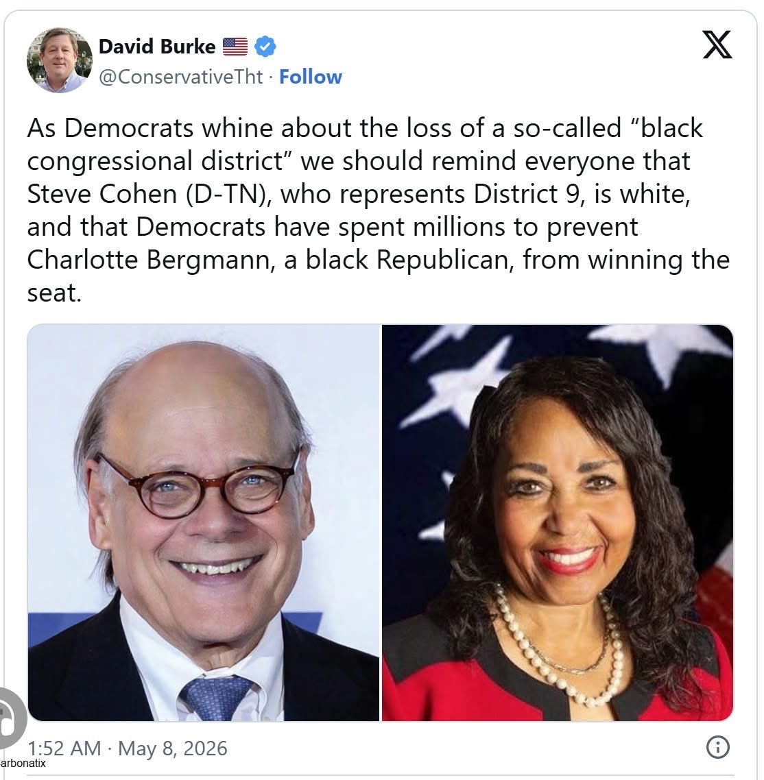 thesilverback23's tweet photo. It truly is not a race issue like some would want you to believe, it is political philosophy!! This division needs to stop!! We can have differing positions without the need to label or call names, we are all AMERICANS!! https://t.co/dbq8bGLwsr