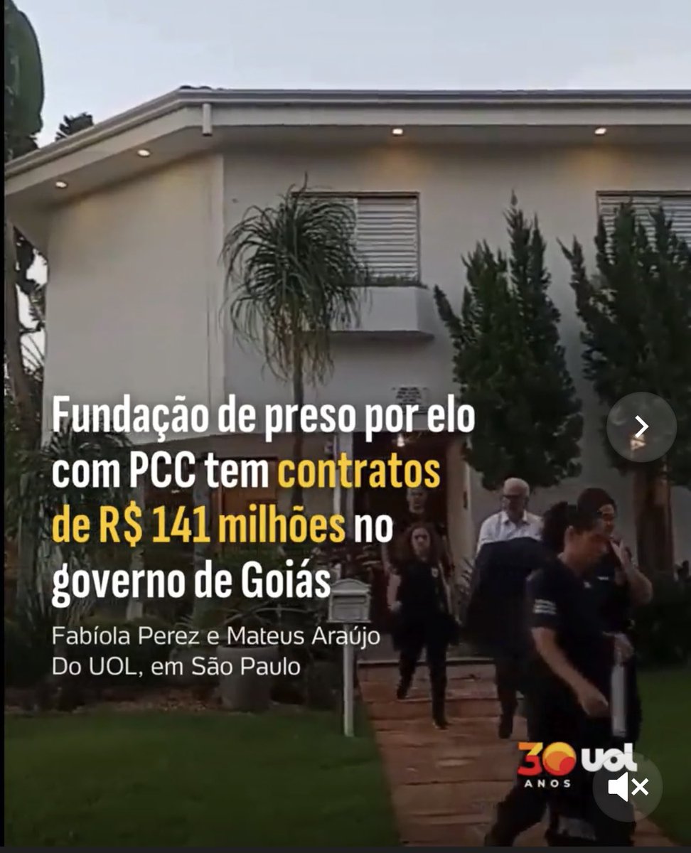 O Estado de Goiás tem contrato com o PCC, não conseguiram prender Lázaro sem arregimentar um batalhão inteiro e gastar uma fortuna.
Assim vai ficar difícil pra Caiado sustentar a falácia na campanha de ser o Estado com a melhor Segurança Pública do país.