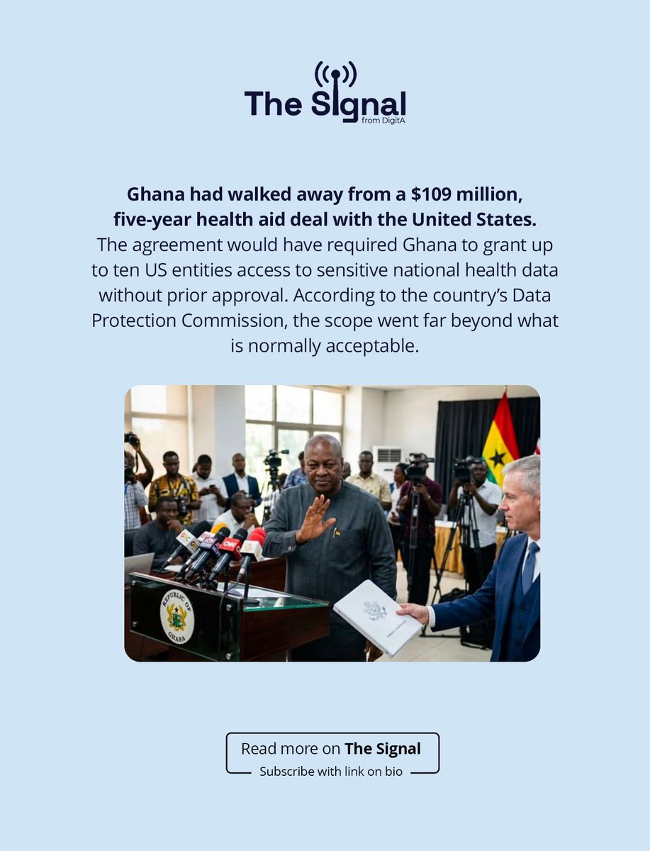 Digitaevo's tweet photo. A new edition of The Signal is out. This month: data sovereignty, AI infrastructure gaps, geopolitical pressure on digital spaces, and what South Africa's AI policy withdrawal really signals.

Stay informed. Stay ahead. 

https://t.co/6uwf2cVtFI

#TheSignal #DigitA #PolicyDigit https://t.co/XpsbSKKmSZ