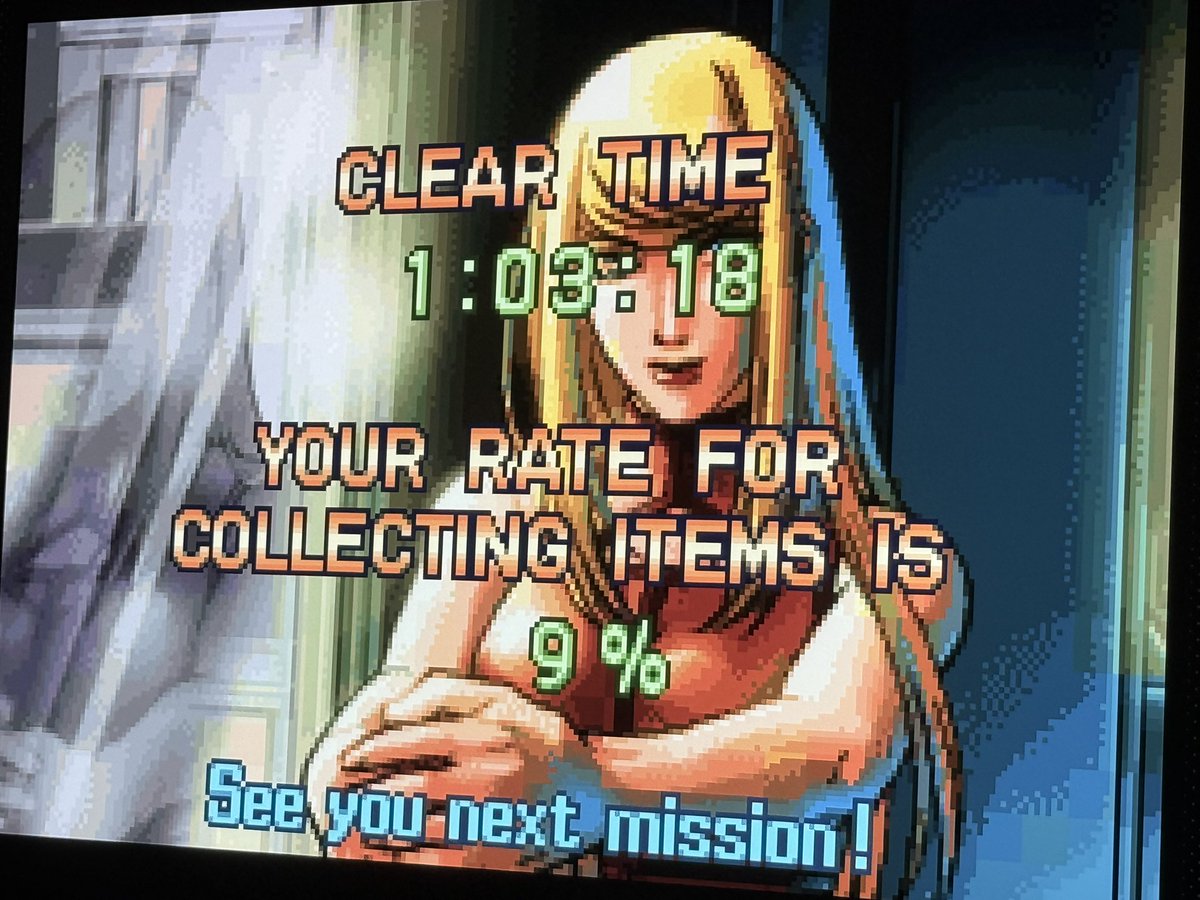 bumpygump's tweet photo. Felt like beating Zero Mission with just zero energy tanks and 5 missiles last night lol https://t.co/gcdCbxxvNw