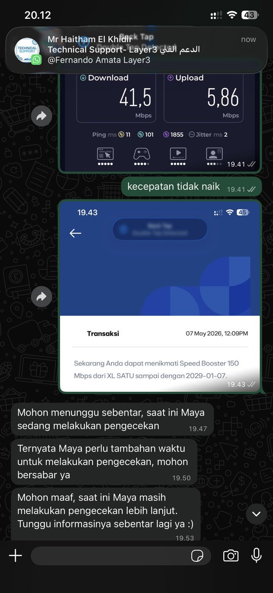 faizalap's tweet photo. Ada yabg tahu cara paling mudah buat bikin pengaduan ke XLSATU via online, coba pakai WA waktu tunggu satu hari. Telat balas sedikit langsung dimulai dari awal. Mau pakai live chat dari aplikasi suruh update, padahal sudah paling update. Promosinya kecepatan 150Mbps https://t.co/4RKK25IWok