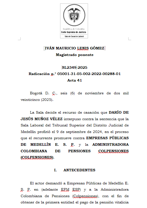 articulo20's tweet photo. SENTENCIA RECOMENDADA 🗣 

#Laboral

Validez del bono pensional tipo B para cubrir periodos trabajados sin cotización y eliminar la obligación adicional del empleador

SENT: SL2349-2025 | RAD: 05001-31-05-002-2022-00288-01 https://t.co/IywyBPCnhg