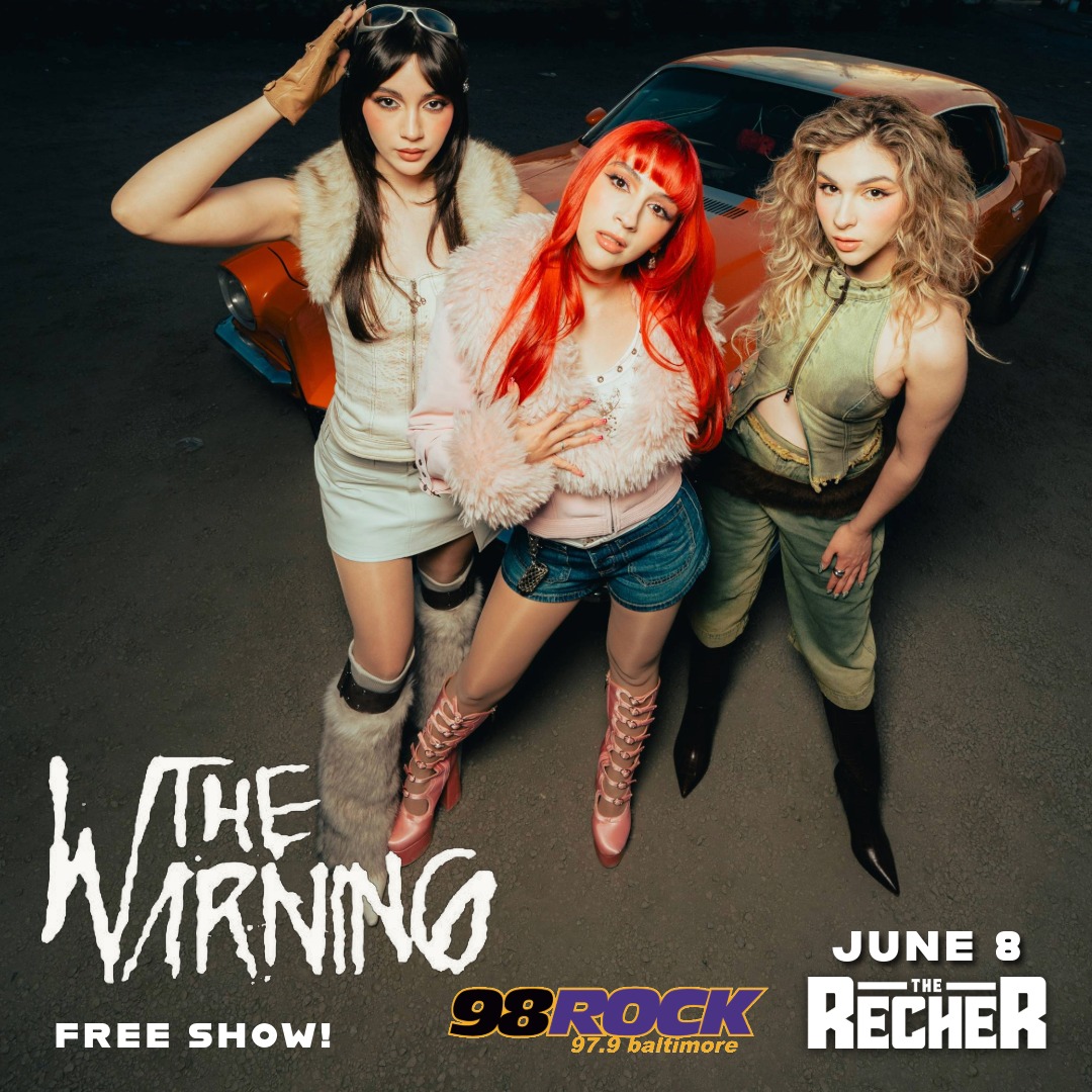 98Rock's tweet photo. Amelia’s ‘Last Ride’ begins with a FREE ACOUSTIC SET with the Warning at The Recher. Full info https://t.co/w9OUL0Tmdm https://t.co/onXqCdCOHz