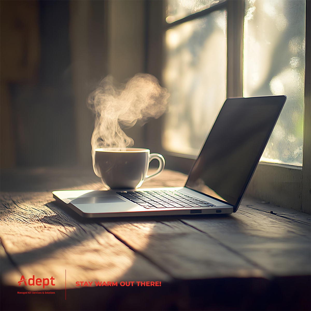 Adept_ICT's tweet photo. ❄️ Somehow it’s already June.

Halfway through the year, coffee consumption is up, temperatures are down, and reliable tech matters more than ever. ☕💻

Stay warm and stay connected from all of us at Adept ICT 🔥
📩 sales@adept.team

#HelloJune #WinterReady #AdeptICT https://t.co/CFvshBdo8y