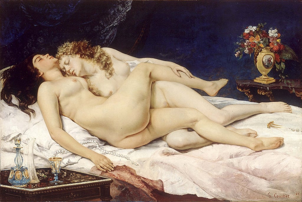 The Sleepers - Gustave Courbet, 1866