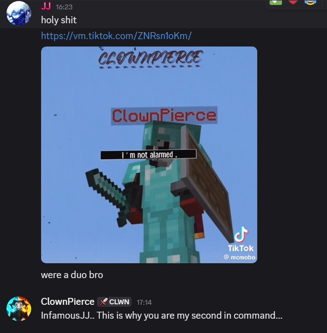 InfamousJJ77's tweet photo. something something duo just like the tweet bro https://t.co/tM7qhUEnvW