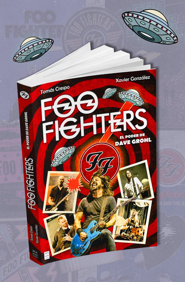 tomaszcrespo's tweet photo. Fans del rock &amp; roll más decibélico, mi última criatura, "Foo Fighters. El poder de Dave Grohl", coescrita por Xavi González y publicada por @Redbook_Ed, ya está disponible en https://t.co/x0wXleiZSF https://t.co/Q5FWgO0Yug