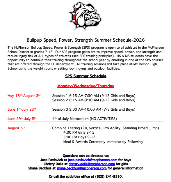 MacMiddlePups's tweet photo. It is the last week of school!  Check out our summer opportunities!  #bullpupnation https://t.co/hyIfwEOXWS