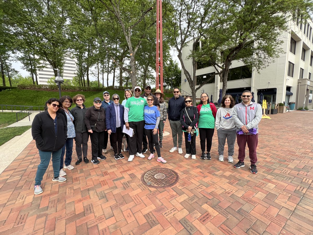 AARPMD's tweet photo. What a great morning in Columbia! Thanks to everyone who joined us for Walk With A Doc on Saturday. 

✅ Don’t miss out next time! Sign up now for our June walk and keep moving: https://t.co/tRMNmabQdr https://t.co/a08SzWzHu5