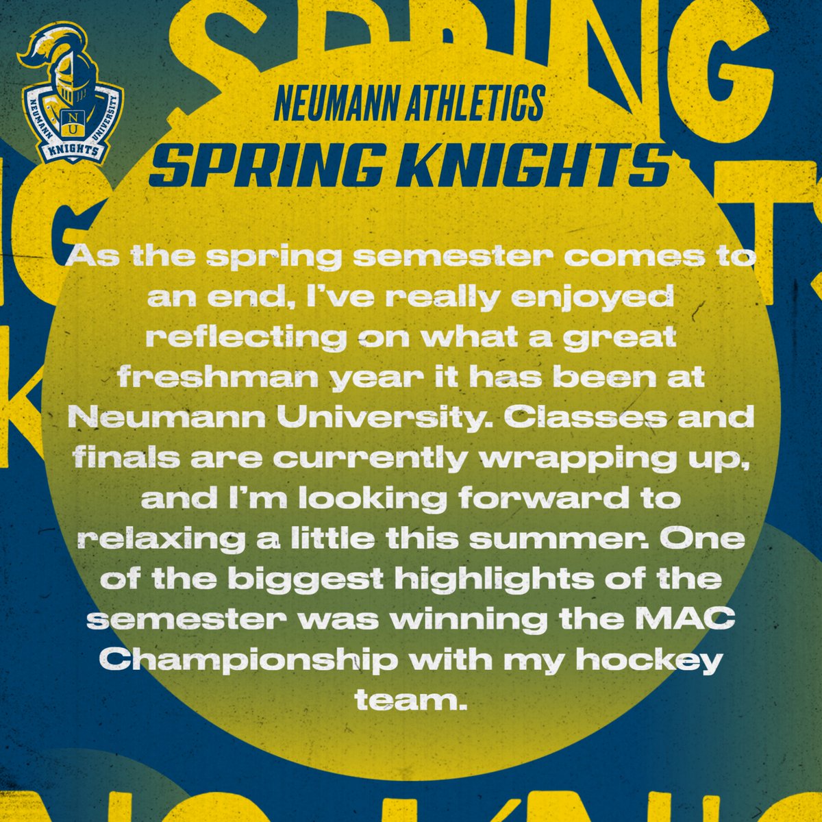 Neumann Athletics tweet media