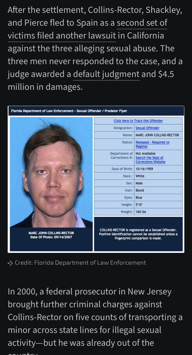 The guy with the hat who was part of the golden calf ceremony at Trump Doral is Brock Pierce. In 2000 he and two friends fled to Spain amid accusations of sexual abuse and was a close friend of Epstein. Amazing how reliably the new right attracts the sleaziest people in the world