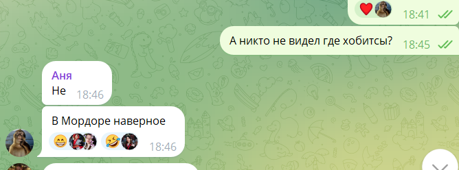 Переписки с командой во время феста XD