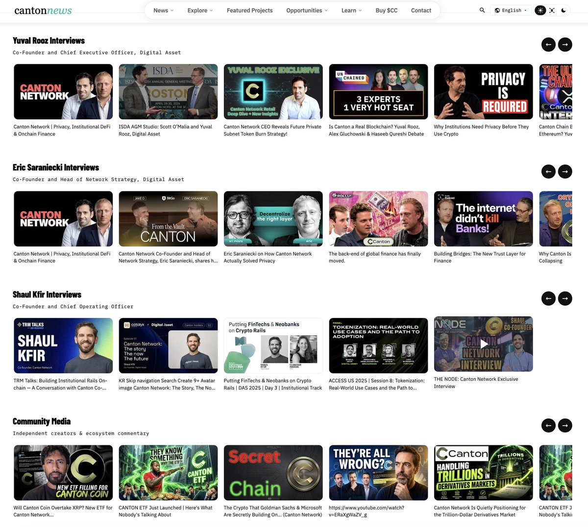 CantonArmy's tweet photo. If you’re looking for Canton Network interviews, podcasts, community content and ecosystem commentary, @cantonnews_org has you covered.

All Canton related videos are now available to watch in one place.

https://t.co/AwKrMlTKIy https://t.co/DbsvK7uq3u