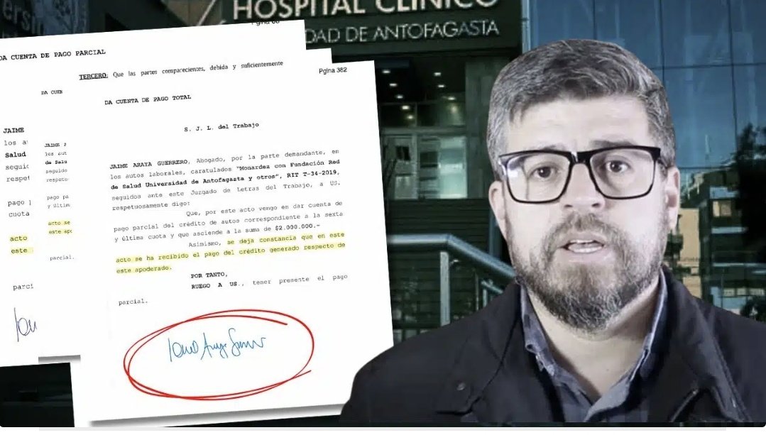 Jaime Araya aparece recibiendo pagos millonarios. Se les llena la boca con la ética, pero se sirven del Estado a manos llenas. ¡Chile se cansó de sus convenios "observados....