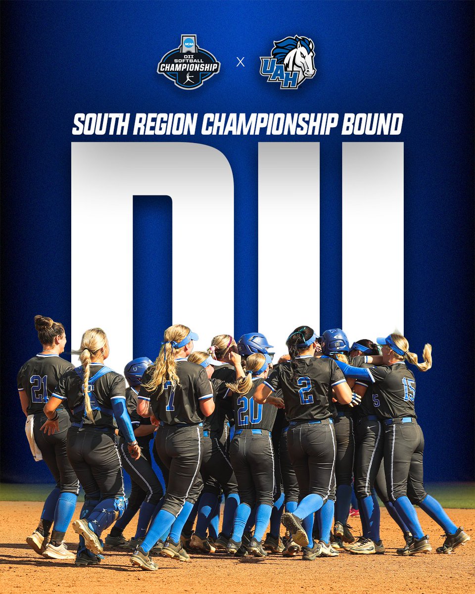 UAHChargers's tweet photo. Ticket: PUNCHED! 🎟

@UAH_SB secures the No. 7 spot in the NCAA Division II Softball South Region Championship! https://t.co/N8o8XUKNGw