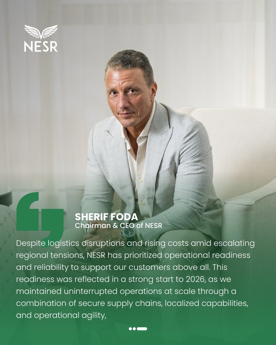 NESRCorp's tweet photo. NESR delivered a record start to 2026, achieving the highest quarterly revenue in Company history alongside strong EBITDA growth and continued operational momentum. We also announced the launch of our shareholder return framework, including a quarterly dividend and share repurchase program, reflecting confidence in our long-term strategy and resilient business model.