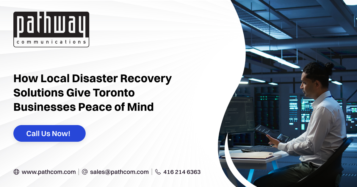 Pathcom's tweet photo. When downtime strikes, the speed of recovery matters. Local disaster recovery solutions enable Toronto businesses to protect their operations, data, and customer trust.

Click here! https://t.co/TQznILxD9Z

#PathwayCommunications #DisasterRecoveryToronto #ITRecovery https://t.co/Um2IfOm5be