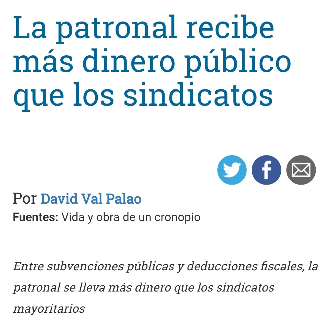“Gente que no recibe un euro del Estado”.