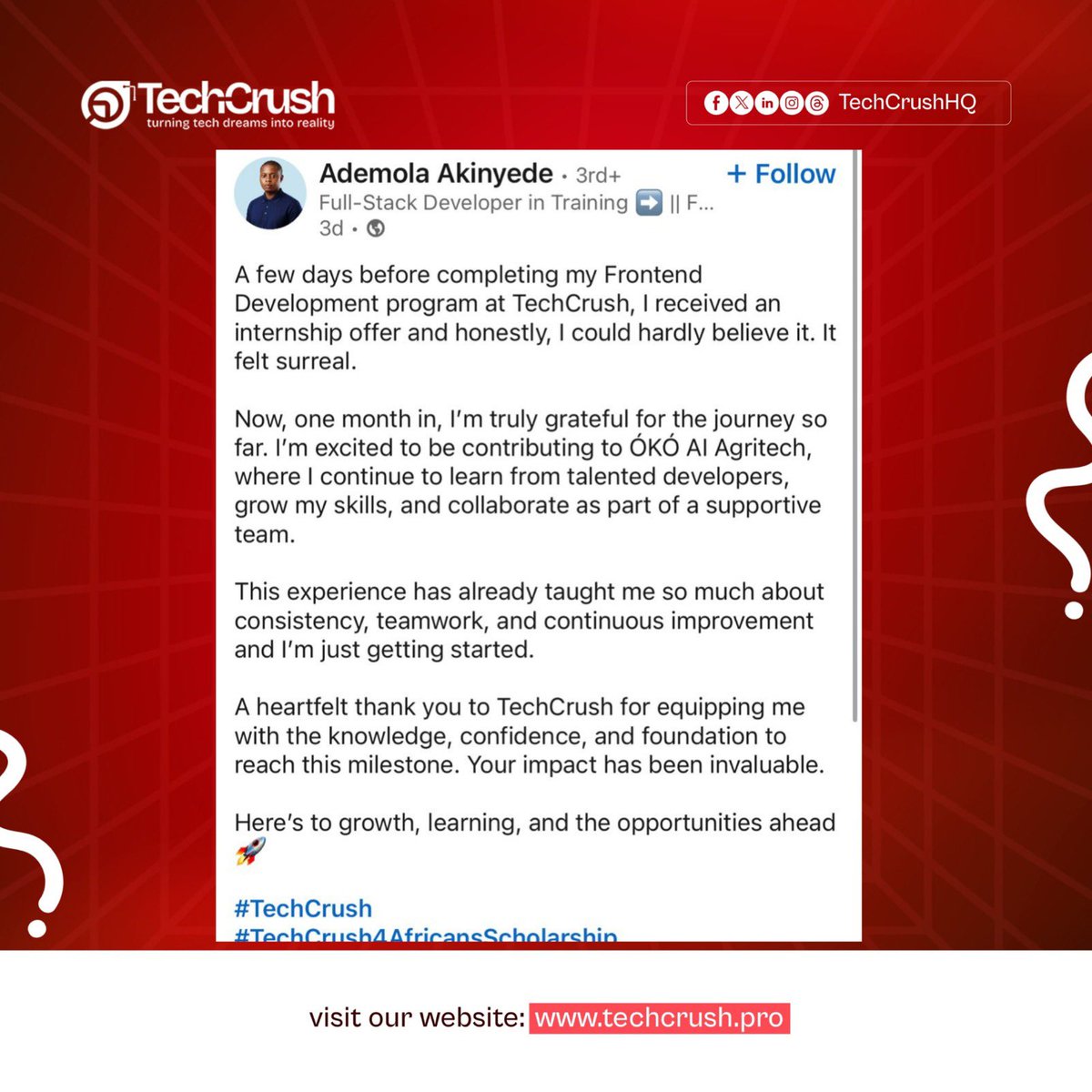 TechCrush.pro tweet media
