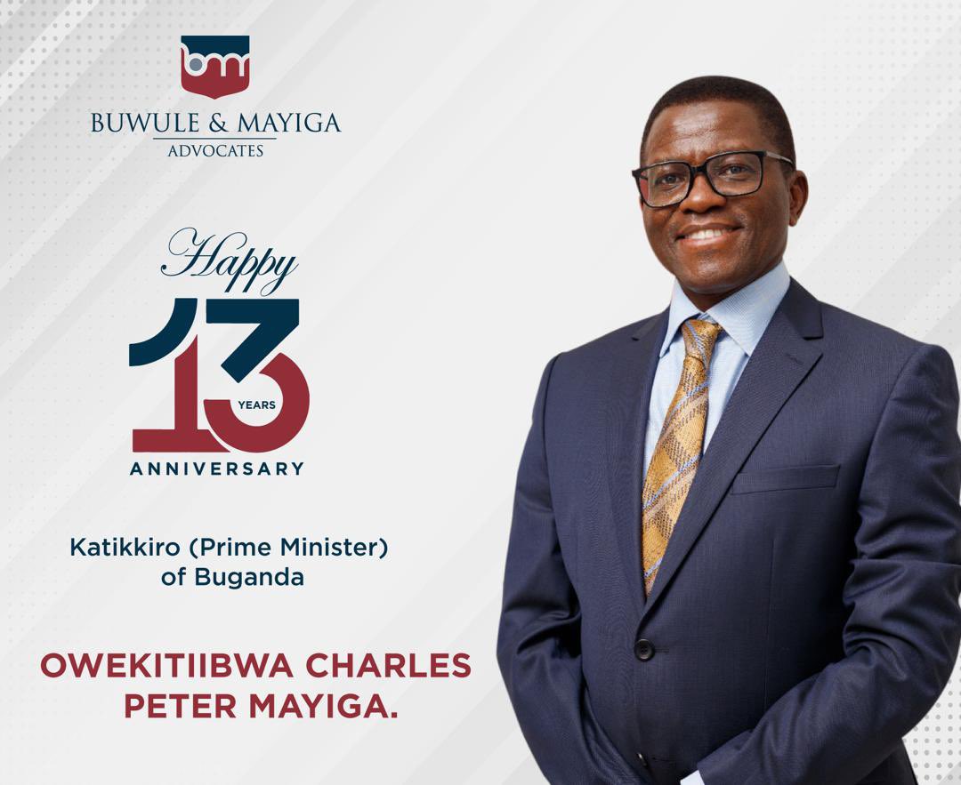 PatrickBasem's tweet photo. We congratulate our Founding Partner @cpmayiga on 13 years of impactful service as the Buganda premier. https://t.co/7b99GVwPFl