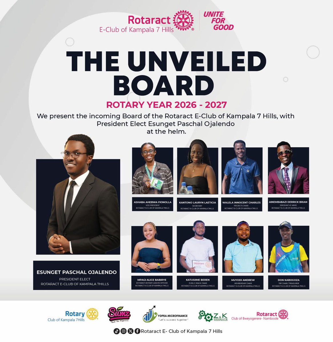 Rotaract E-Club Of Kampala 7 Hills tweet media
