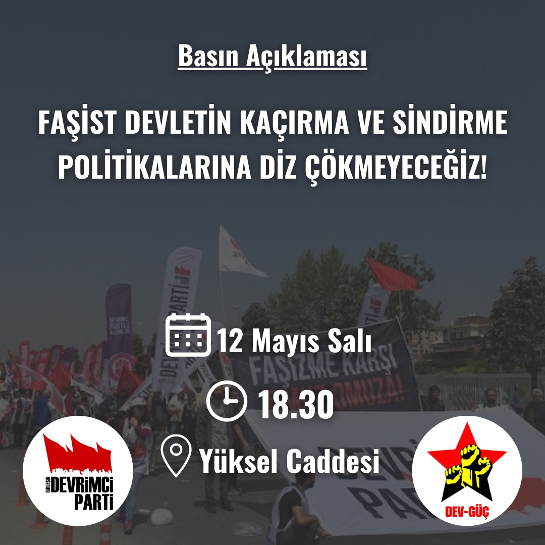 Devrimci Parti Ankara İl Örgütü tweet media