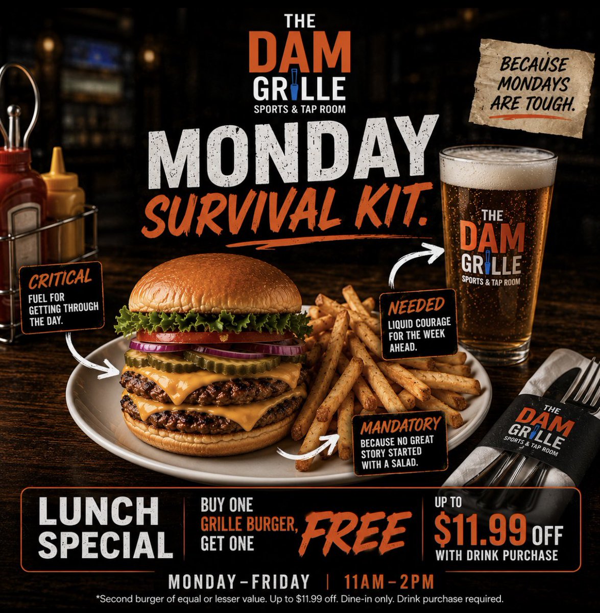 The Dam Grille tweet media