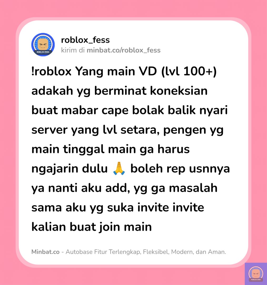Roblox Fess tweet media