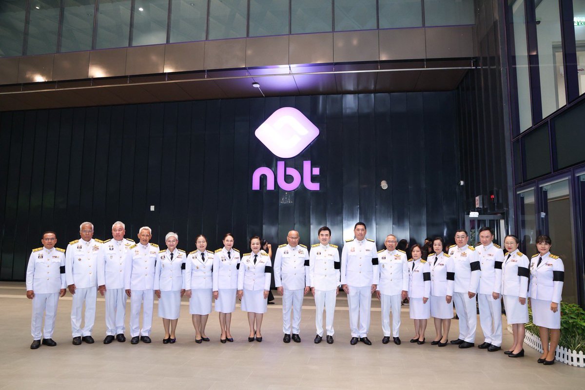 ChaninNume's tweet photo. เช้าวันนี้ ร่วมกับคณะผู้บริหารกระทรวง พม. บันทึกเทปถวายพระพรชัยมงคล สมเด็จพระนางเจ้าสุทิดาพัชรสุธาพิมลลักษณ พระบรมราชินี เนื่องในโอกาสมหามงคลเฉลิมพระชนมพรรษา 3 มิถุนายน 2569 ณ สถานีโทรทัศน์แห่งประเทศไทย NBT กรุงเทพมหานคร เพื่อร่วมแสดงความจงรักภักดีและสำนึกในพระมหากรุณาธิคุณอย่างหาที่สุดมิได้ครับ