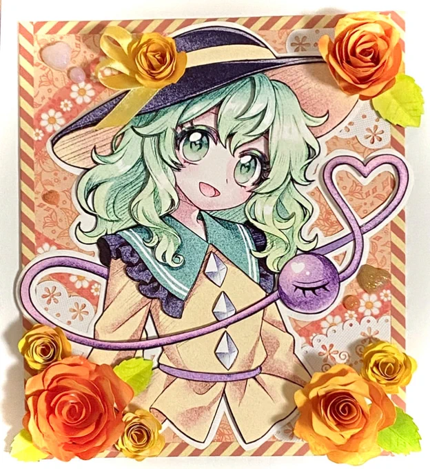 ちょびっと立体こいしちゃん完成!