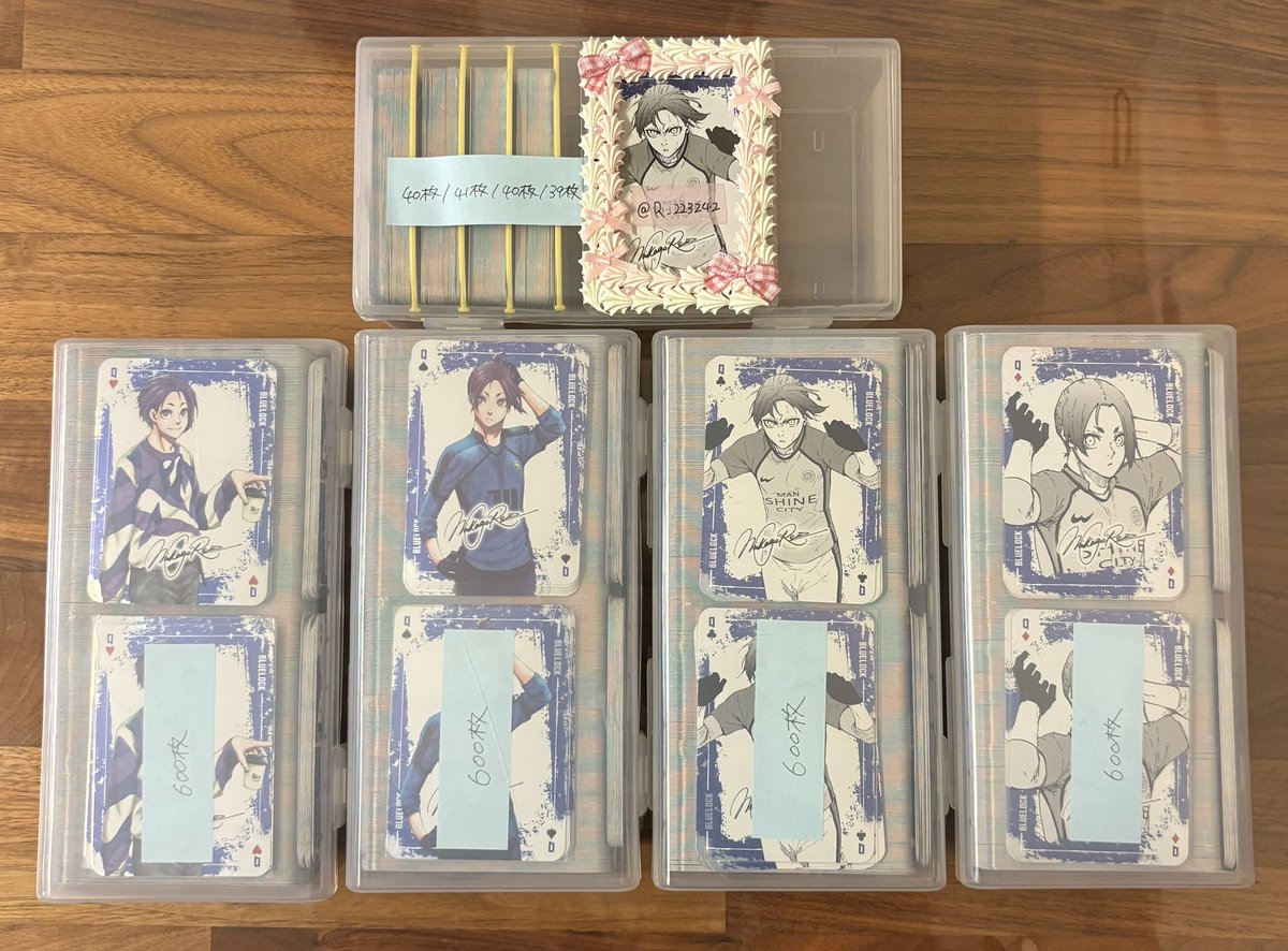 譲渡》ブルーロック 特装版 31巻 公式サイン入りトランプ 御影玲王【譲