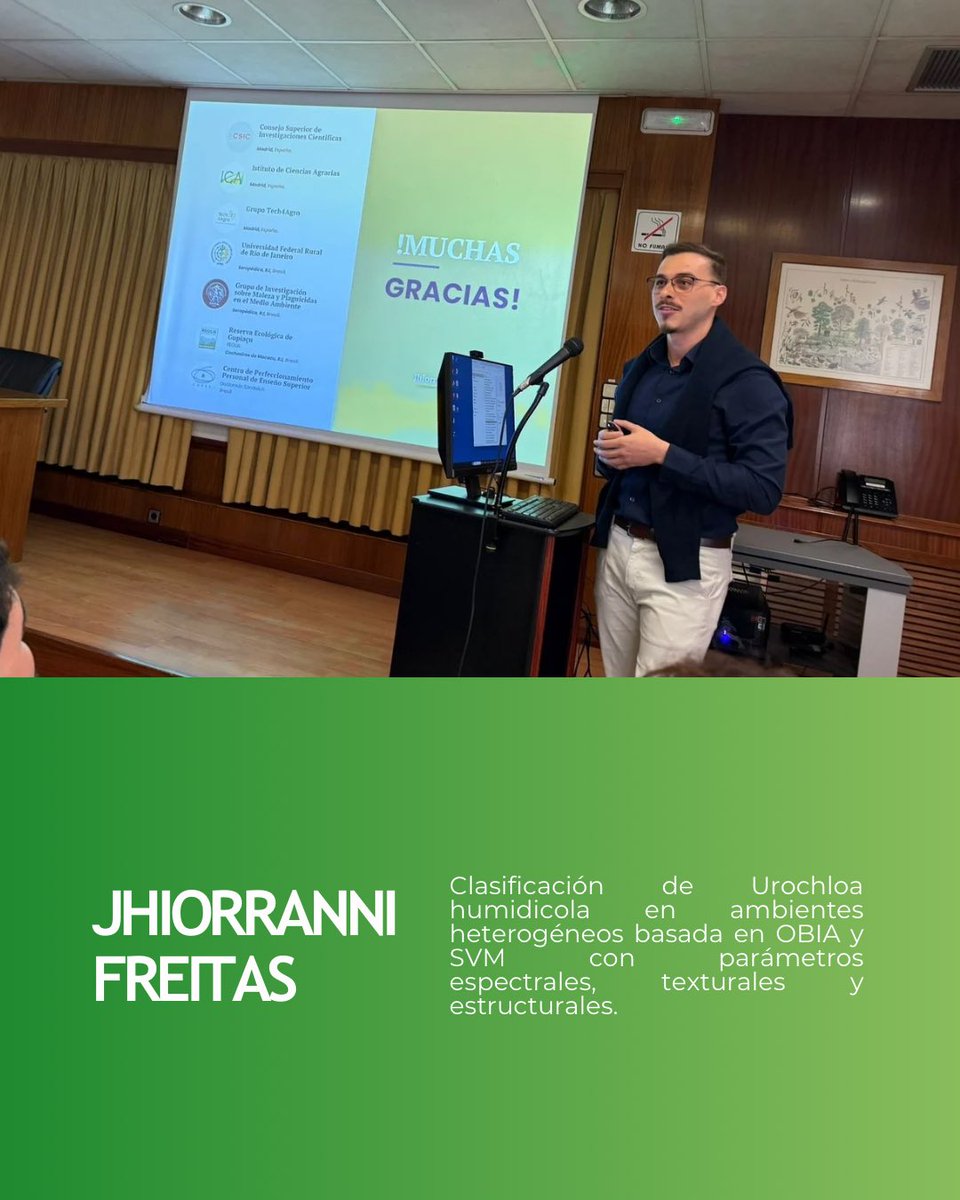 semh2026's tweet photo. 🔬 Integrantes del equipo de investigación y organización del #SEMh2026 participaron en las Jornadas del @ICA_CSIC presentando trabajos relacionados a las temáticas del congreso. 

Investigación, innovación e intercambio científico camino hacia Madrid 2026. https://t.co/yzJwWFIlbB