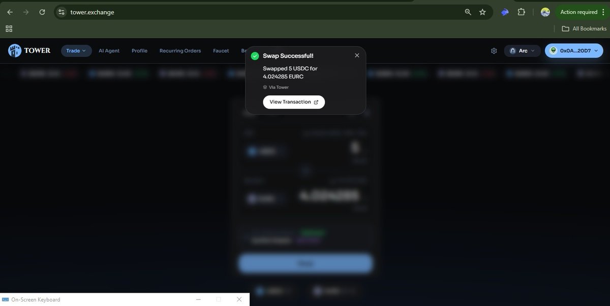 Got 10 exclusive beta access codes for <a href="/TowerExchange/">Tower</a>

Tower Exchange is a native stablecoin DEX aggregator powered by <a href="/arc/">Arc</a> and currently in beta testnet phase.

Access will only be given to selected users who actually want to explore and test the product.
If you want in,