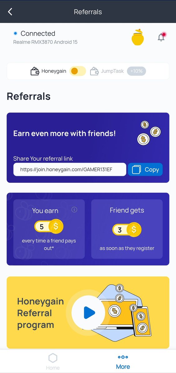 Light22448's tweet photo. Ok you want to earn something just to turn on your internet all the time and by sharing internet then just go and download it .
If you download from this link you get $3 instantly.
Here is the link https://t.co/rqk7H5SNsl https://t.co/Yu3DCcif7N