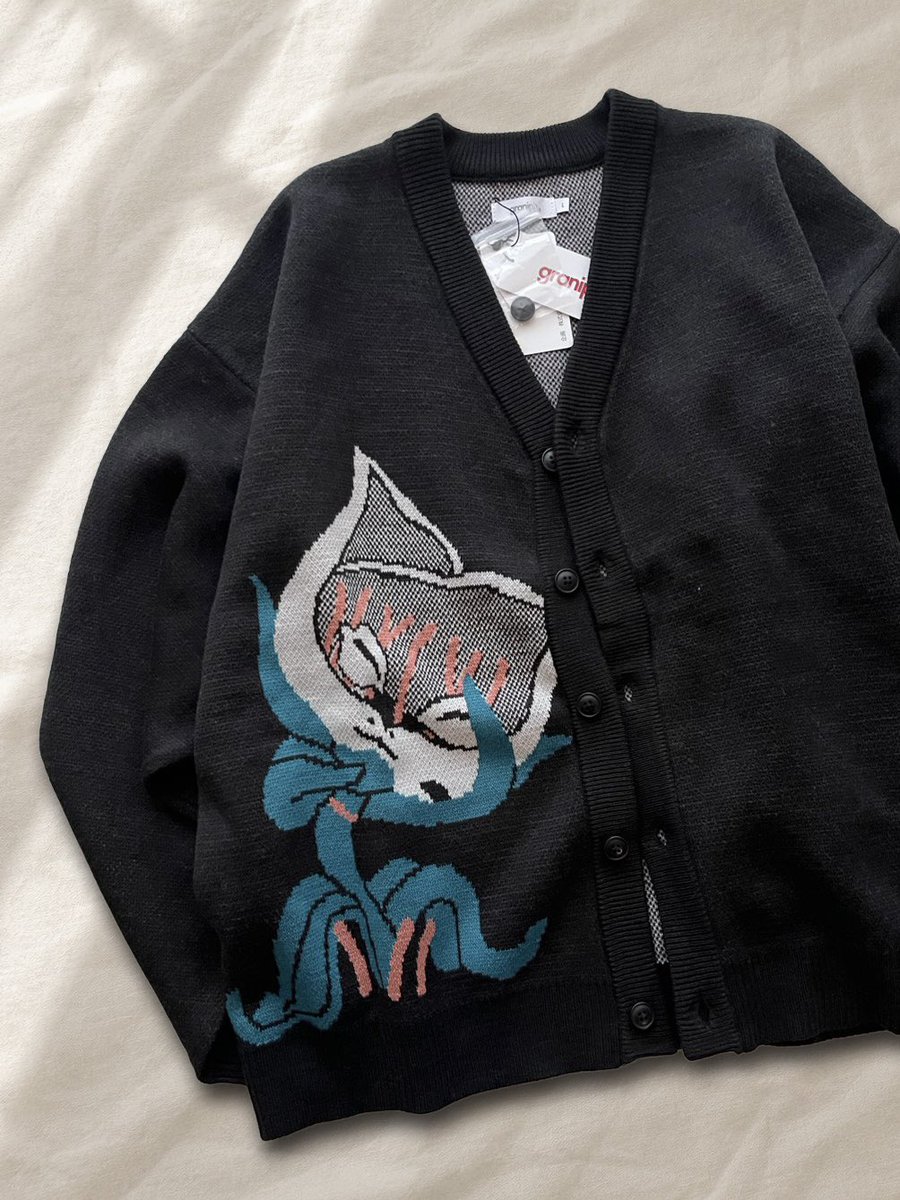 グラニフのジョジョコラボ 猫草のカーディガン再入荷してた‼︎ かわい