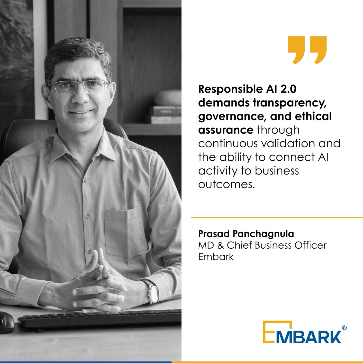 embark_grp's tweet photo. @embark_grp MD and Chief Business Officer Prasad Panchagnula has featured in @TechAchieveTAM's National Technology Day 2026 coverage, sharing his perspective on the evolution of #AI within modern #GCCs.

https://t.co/lHG6BooBDM https://t.co/3qk4wKwM5T