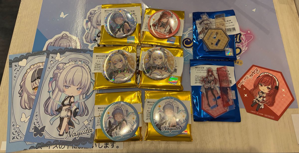 交換】勝利の女神 NIKKE ニケ and GALLERY カフェ 特典 譲→等身