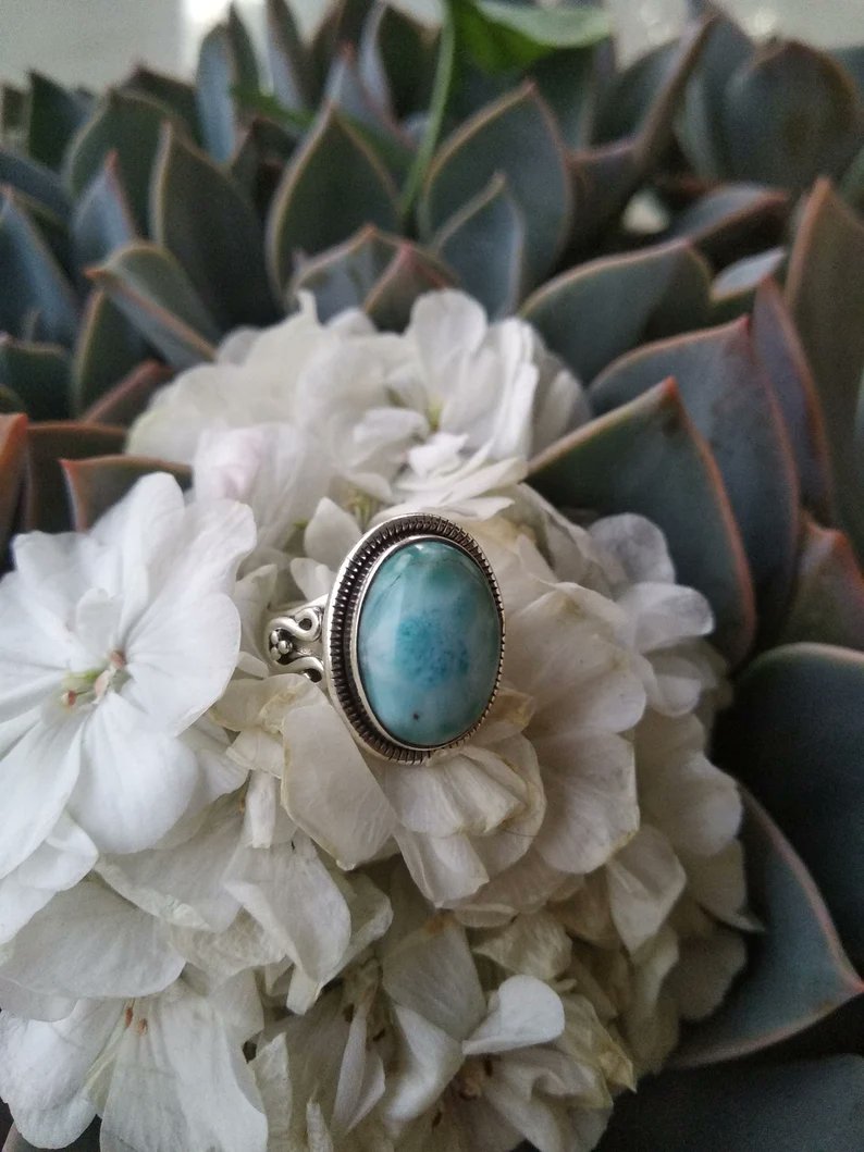 jewelrycreatio1's tweet photo. Natural Larimar Ring, Sterling Silver Ring, Statement Ring, Dominican Larimar, Boho Ring, March Birthday, Bridesmaid Gift,Designer Ring Gift
Buy At:
https://t.co/IA1LV8AFHu
#Larimarring #Bluestonering #Daintyring #Bohemianring #Officewearring #Womensring #gothicring #Giftideas https://t.co/W2Xmj37fVk