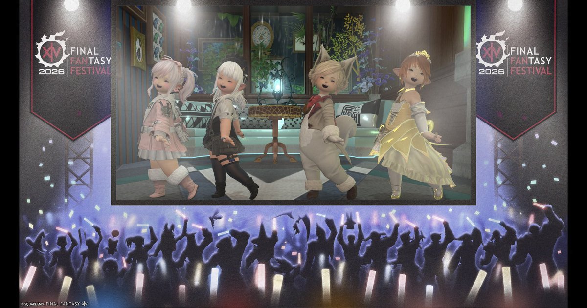 k_mochi719's tweet photo. この日はラランウェイが大盛り上がり
ララがひとりいたらいつの間にかまたひとりそしてひとりと増えていくのです
そしてなぜか毎回経済が回る、マケボにて

このあとヌシ釣りチャレンジから帰ってきた漁師たちが、時間差で倒れ伏す光景があったとか（わたしも倒れた。敗北したので）
 #Alpheratz_FF14 https://t.co/su2HvRN6MZ