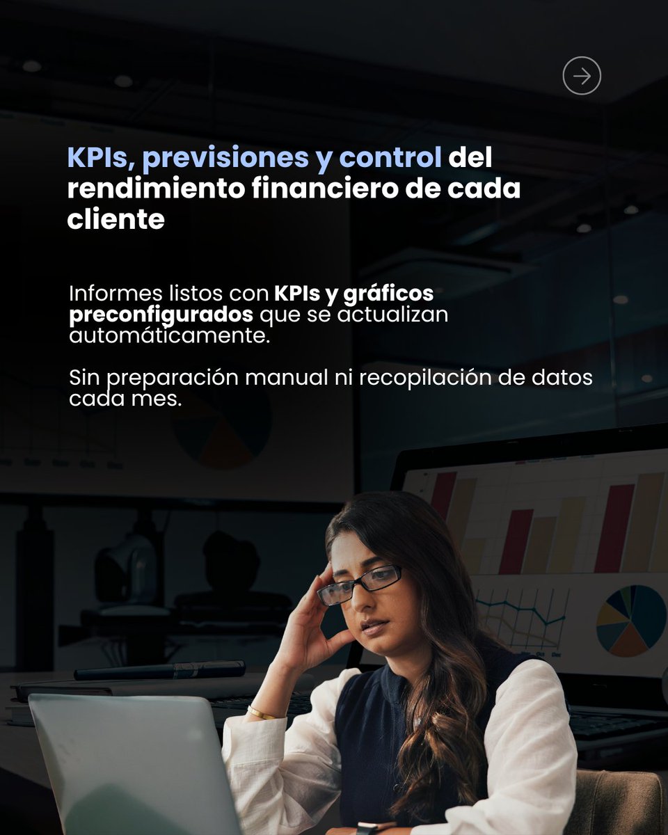 DiagramSoftware's tweet photo. ¿Tu asesoría sigue perdiendo tiempo en tareas manuales? 

Automatiza informes con DSE Cuadro de Mandos: KPIs visuales y acceso en tiempo real para tus clientes. 

Dedica tiempo a lo que importa: estrategia y conversación. 

#TransformacionDigital https://t.co/blzj8HoPcX