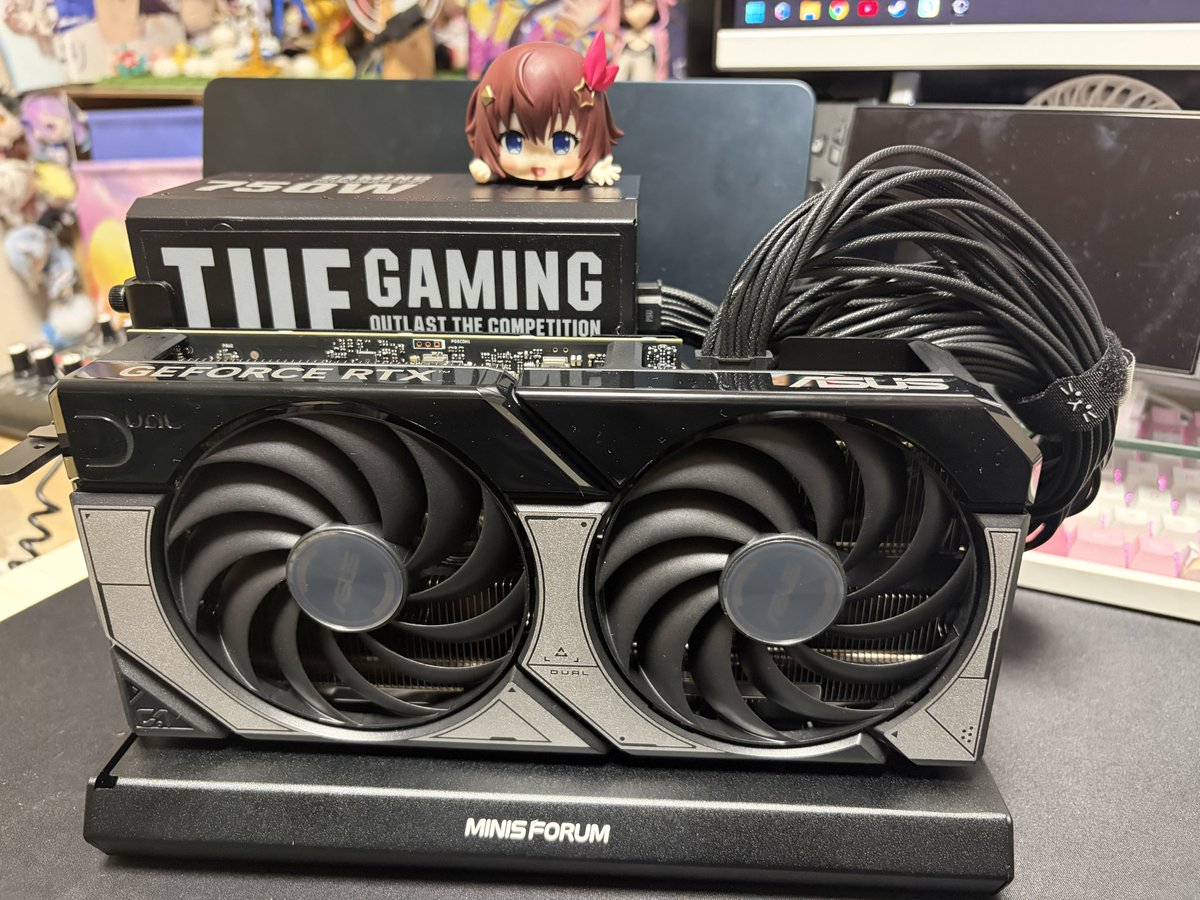 吹雪さんごめんなさい おもろいブツを組んでみた。 ボトルネックあるからRTX 5070でもフル