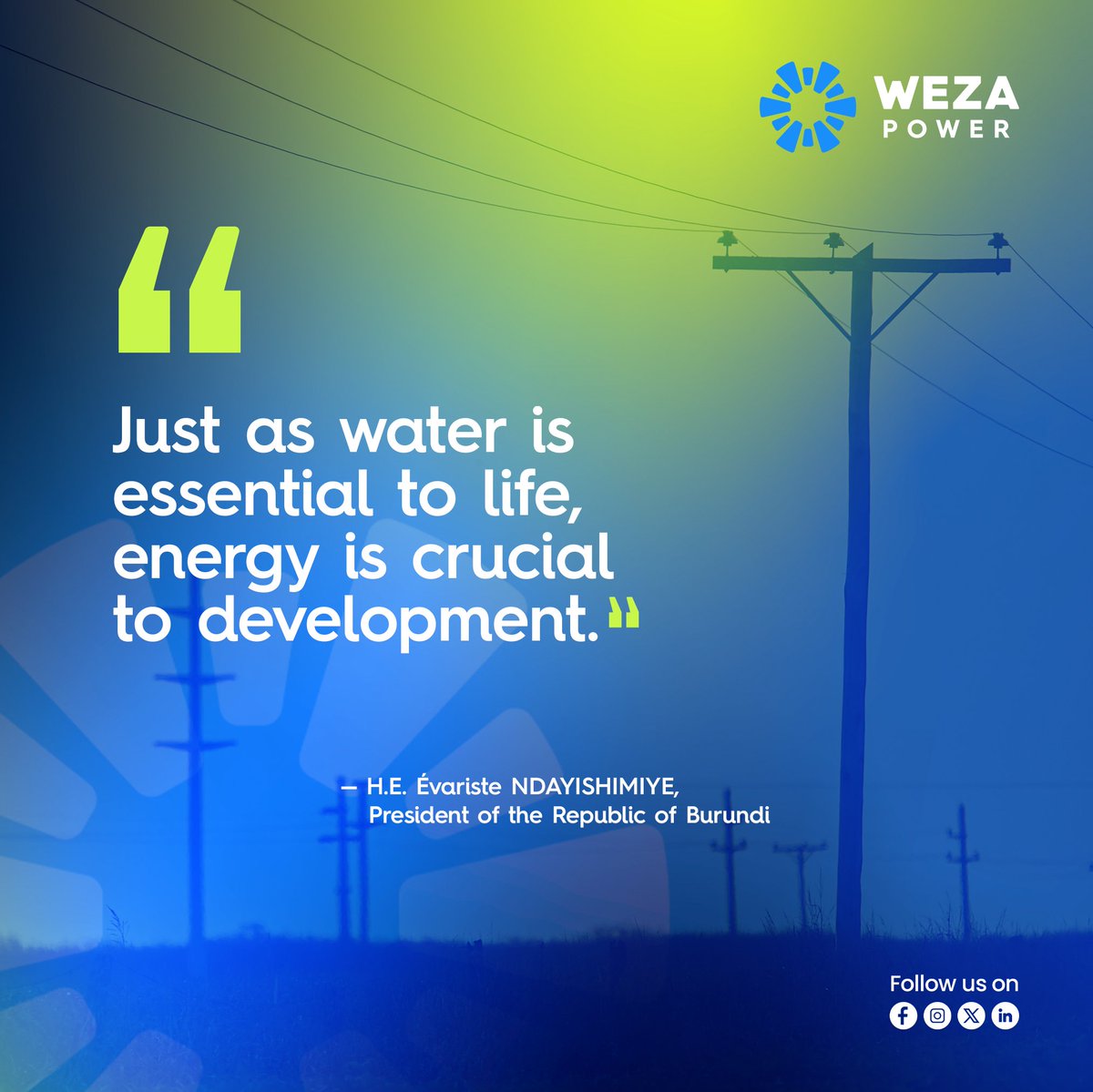 WezaPower tweet picture