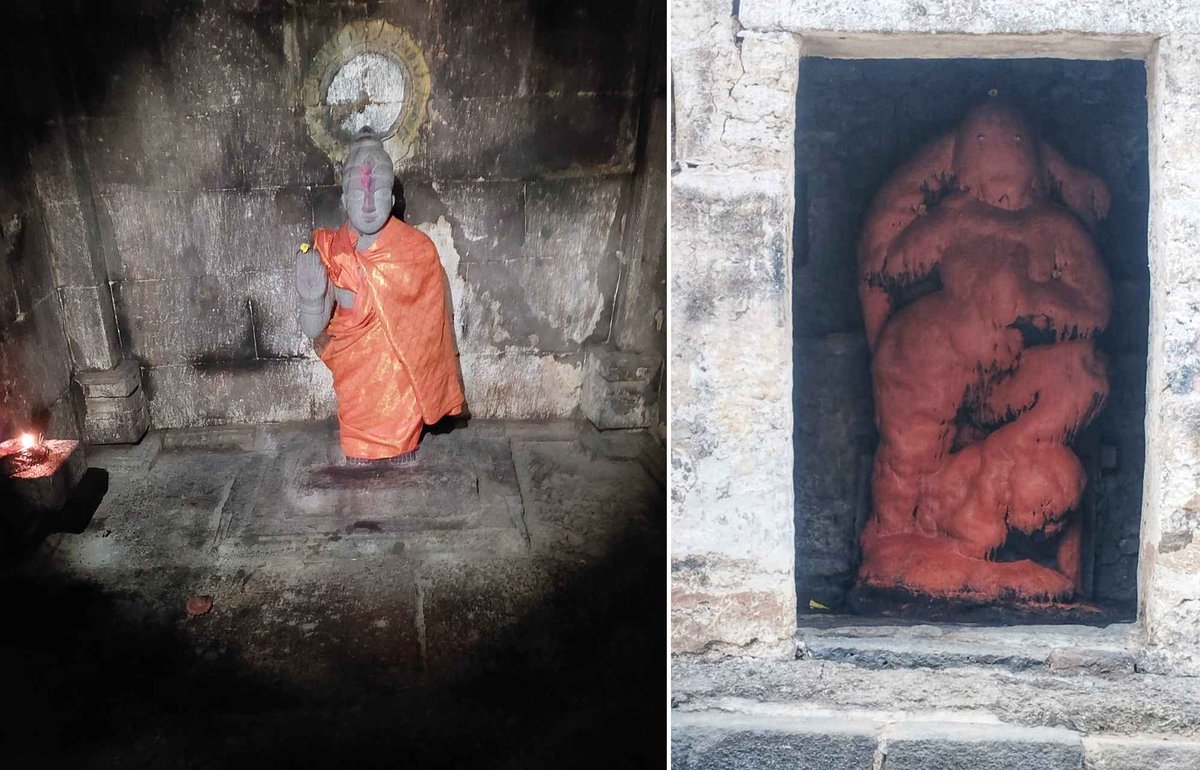 GAURAVIIFT's tweet photo. 3) Lost Temples on trek to Lonar Lake –
Premises of ruins - 3 temples and a stepwell. Dedicated to God Shiva, Ganesh, Ram and Hanuman. Monkeys and langurs are guarding the premises.
https://t.co/ziOOLVnTKq

#luckyvagavond #MaharashtraNews #lonarlake
#losttemples #templesofindia https://t.co/atg612QALj