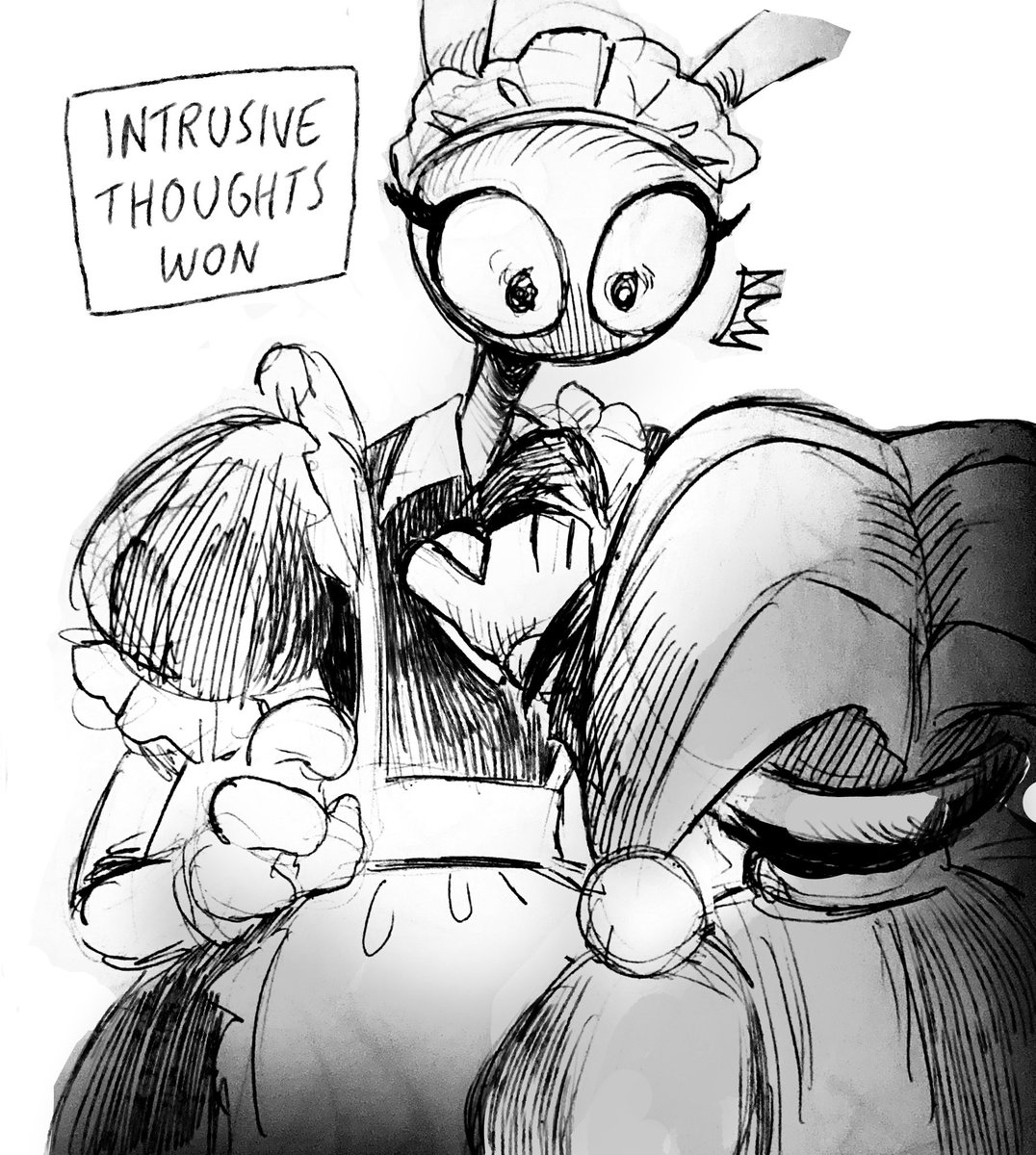 Intrusive thoughts won 