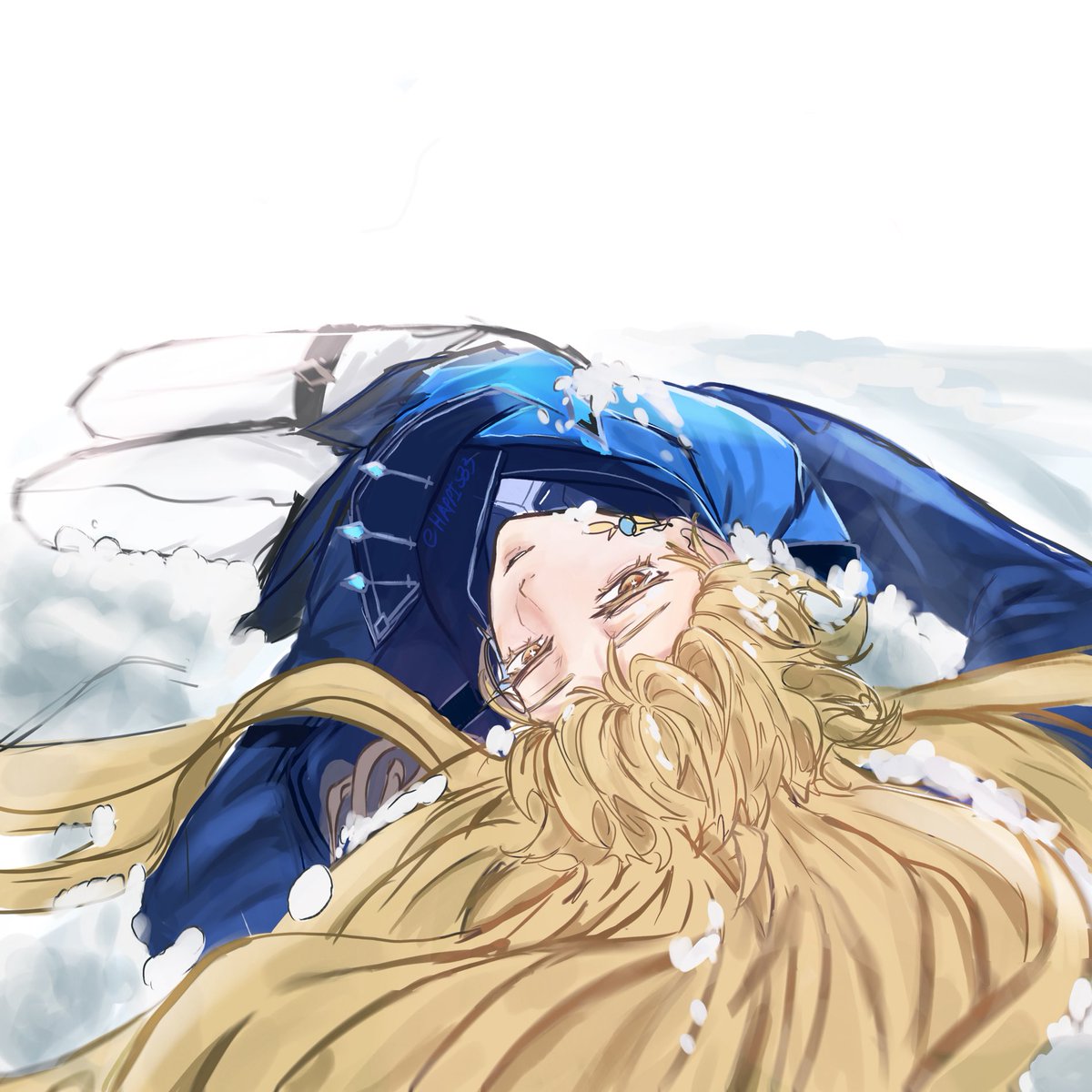 HAPPIS33's tweet photo. Sunshine caught in the snow 🌥️❄️

#Genshinimpact #原神 #空 #aether https://t.co/BBNeeSJ0j1
