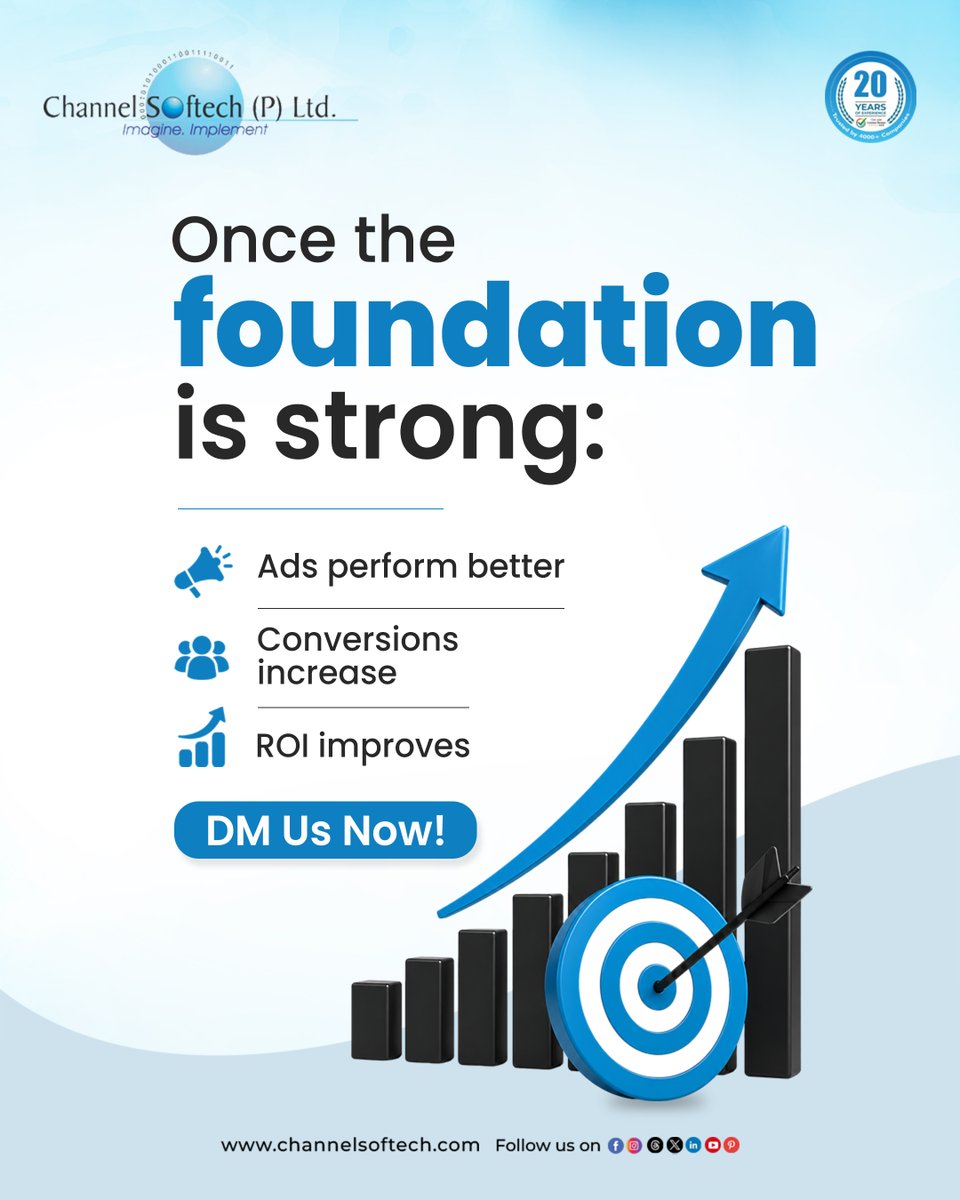 channelsoftech's tweet photo. Stop wasting ad spend.
Build first. Scale later. 📈

📩 DM us to grow right.

#digitalmarketing #seo #organicgrowth #businessgrowth #marketingstrategy #socialmediamarketing #contentmarketing #leadgeneration #brandbuilding #digitalagency #onlinemarketing  #channelsoftech https://t.co/yV0cvwWZ2q