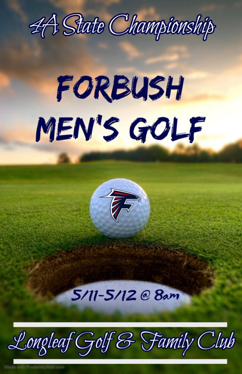 ForbushABC's tweet photo. It’s a Forbush Golf Match Day, State Championship Edition! Go Falcons! https://t.co/k2K4uTG9q7